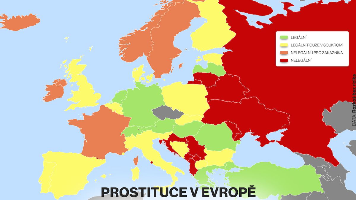 Přehledně: Jak evropské státy přistupují k prostituci